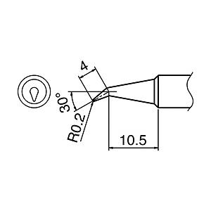 白光 こて先　0.2BR型　T18BR02 | 