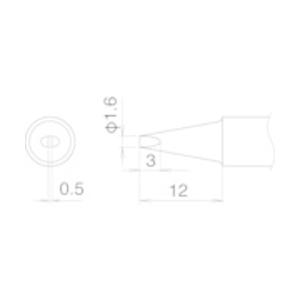 白光 こて先　1.6D型　T22D16 | 