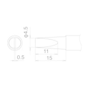 白光 こて先　4.5D型　T22D45 | 