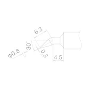 白光 こて先　0.8JD型　T22JD08 | 