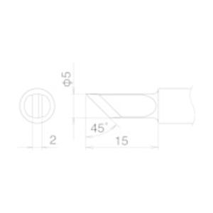 白光 こて先　K型　T22K | 