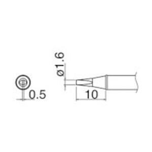 白光 白光　こて先　1．6D型　T31-03D16 | 