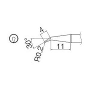 白光 白光　こて先　0．2RSB型　T31-03J02 | 