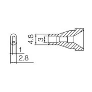 白光 白光　ノズル　3X1MM　N61-15 | 