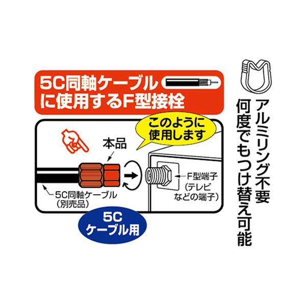 日本アンテナ F-5S-SP(5CFB用 F型接栓) |  | 02