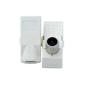 日本アンテナ 4K8K放送対応高シールドテレビプラグ(白2個入り） FP7EW2-SP | 