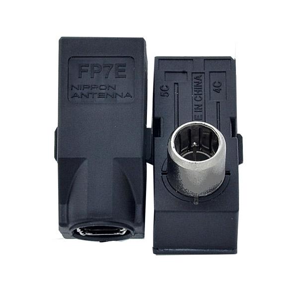 日本アンテナ 4K8K放送対応高シールドテレビプラグ(黒2個入り) FP7EB2-SP |  | 01