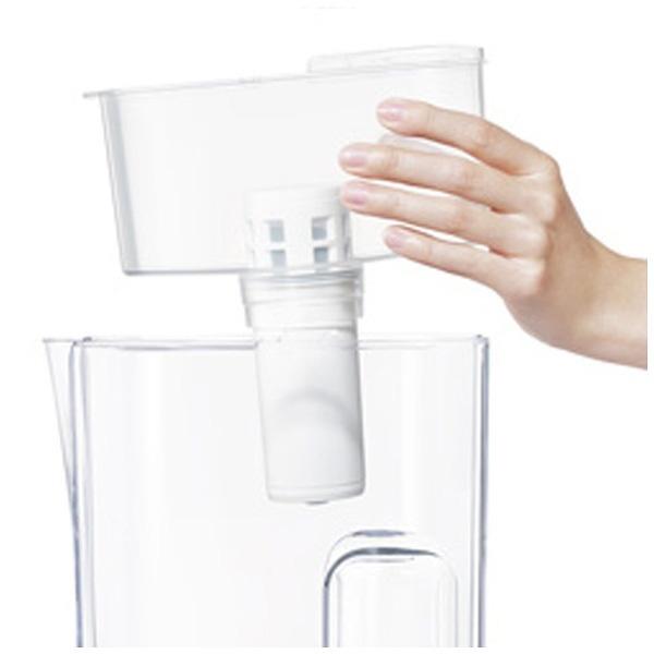 三菱ケミカルクリンスイ ポット型浄水器 「ポットシリーズ クリンスイ CP407」（浄水部容量2.2L）　CP407-WT [振込不可] | 三菱 | 03