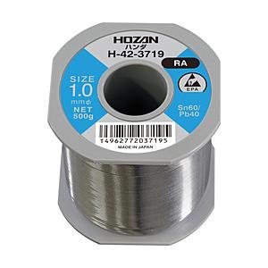 ホーザン ＨＯＺＡＮ　ハンダ（Ｓｎ６０％）１．０ｍｍφ・５００ｇ   H-42-3719 | HOZAN