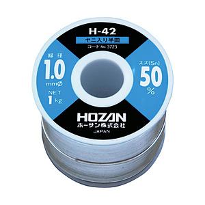 ホーザン ＨＯＺＡＮ　ハンダ（Ｓｎ５０％）１．０ｍｍφ・１ｋｇ   H-42-3723 | HOZAN