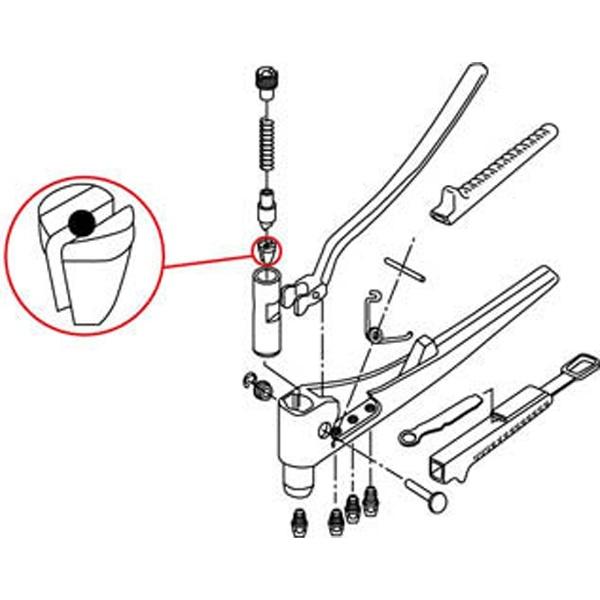 ロブテックス リベッター用超硬質ジョー中　CJM （1組2個） |  | 02