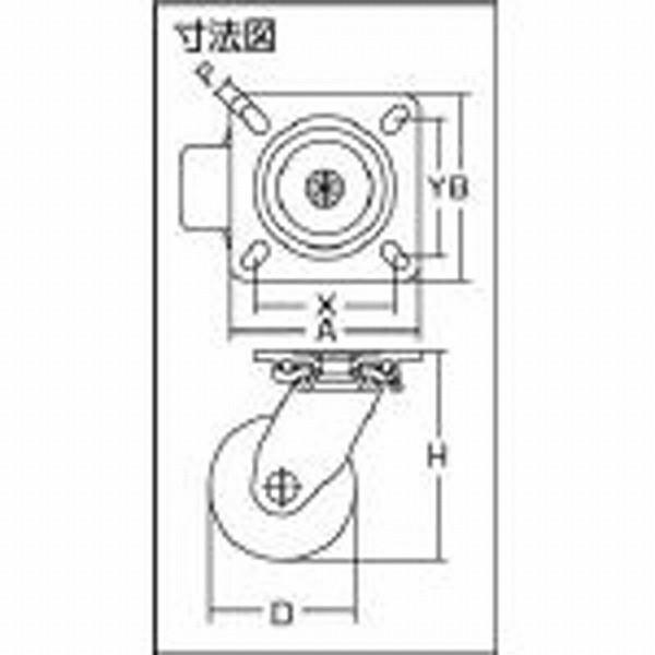 オーエッチ工業 14PK-150 OH スーパーストロングキャスター 150mm |  | 02