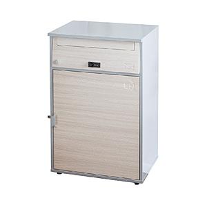 KGY 宅配ボックス リシム ワイド 木目 鍵付き (上段郵便ポスト / 下段宅配ボックス)   THB-276WD | 