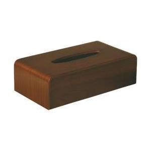 サイトーウッド 木製ティッシュボックス ウォールナット TS-03WN ＜VTI3001＞ | サイトーウッド