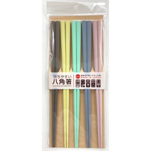 富士商 八角箸（5本組） F0824 |  | 01