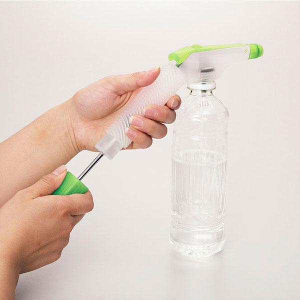 富士商 加圧式ペットボトル専用スプレーノズル パステルグリーン 〔その他掃除用品〕   F6550 |  | 03
