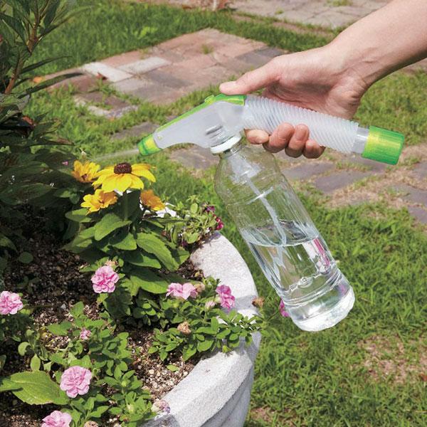 富士商 加圧式ペットボトル専用スプレーノズル パステルグリーン 〔その他掃除用品〕   F6550 |  | 06