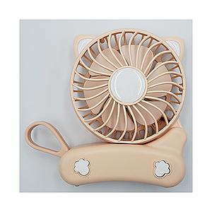 富士商 猫型ハンディーファン  ピンク F0083 【864】 | 