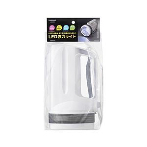 ヤザワ LED強力ライト　L4S604WH　単1形乾電池×4個(別売)　防水性能 IPX4    ［LED /単1乾電池×4 /防水対応］ | 
