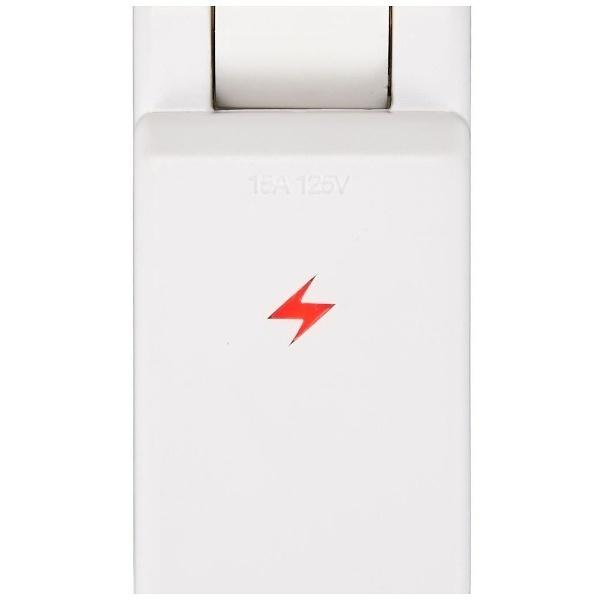 ヤザワ 雷ガードアダプター（2ピン式・4個口）　Y02CMK400WH　ホワイト 【864】 |  | 02