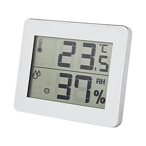 ヤザワ デジタル温湿度計　DO01WH（ホワイト） | 