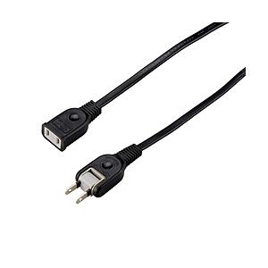 ヤザワ 耐トラ付延長コード 1個口 5m ブラック Y02105BK | 