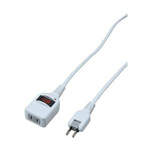 ヤザワ Y02BKNS113WH ［電源タップ］ノイズフィルター集中SW付1個口3m白 | 