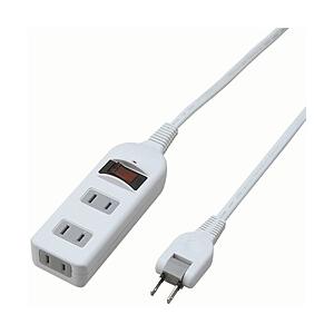 ヤザワ ノイズフィルター集中SW付 3個口 3m 白 Y02BKNS313WH 【864】 | 