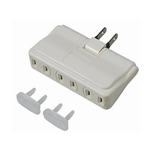 ヤザワ 耐トラ付アンダータップ 3個口 白 Y02U300WH 【852】 | 