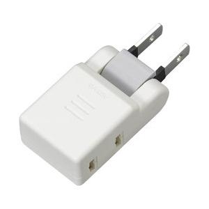 ヤザワ [2個口] 極小コーナータップ ホワイト Y02CM200WH | 