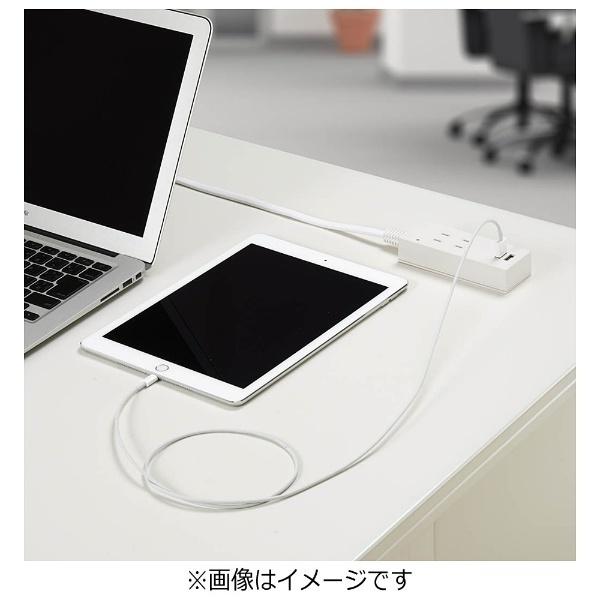 ヤザワ 電源タップ  ホワイト Y02K4015WH2U ［1.5m /2個口 /スイッチ無 /2ポート］ |  | 04