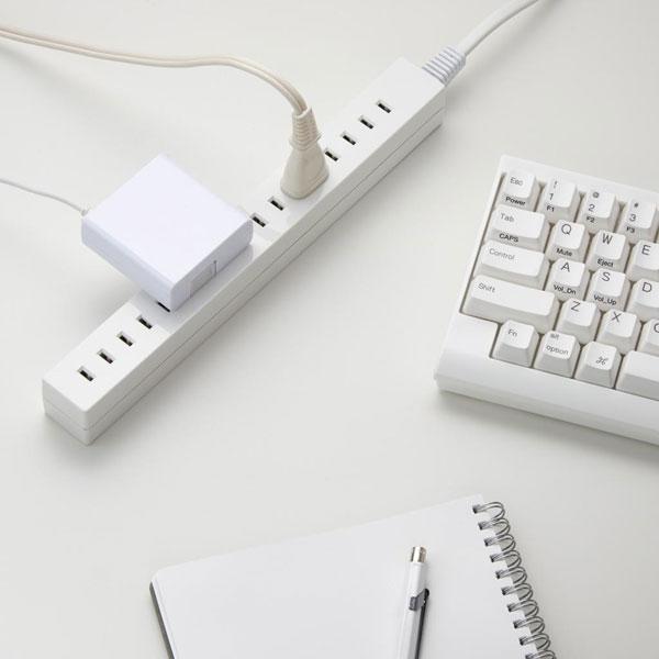 ヤザワ 差し込みフリータップ ベーシック ホワイト 2.5m　H85025WH2 |  | 04