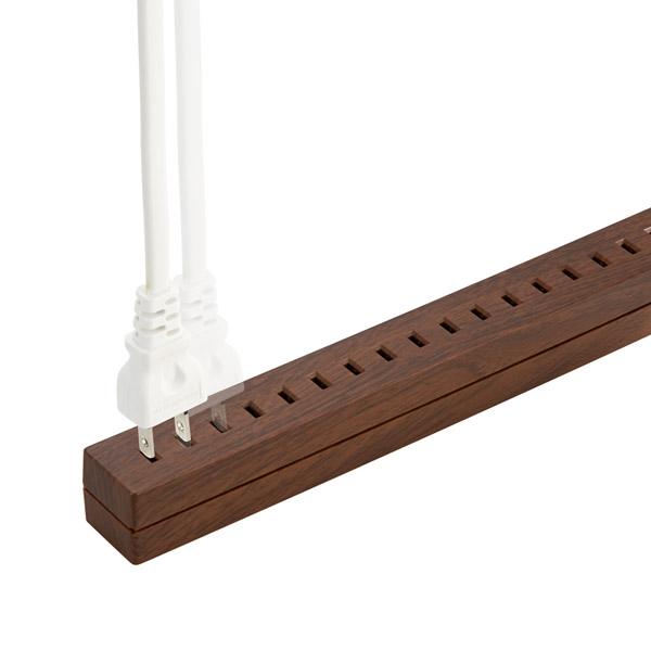 ヤザワ 差し込みフリータップ　ダークウッド　Y0285015DW2 【864】 |  | 03