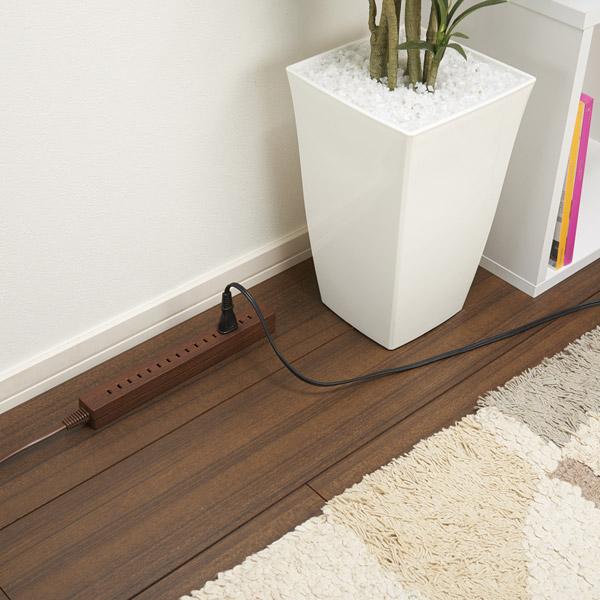 ヤザワ 差し込みフリータップ　ダークウッド　Y0285015DW2 【864】 |  | 04