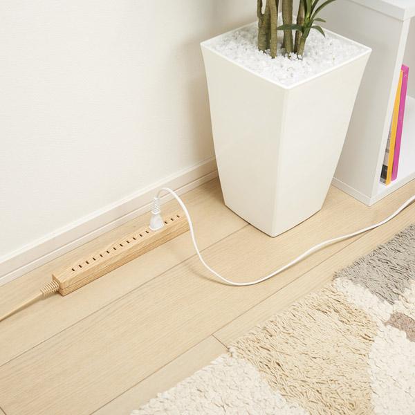 ヤザワ 差し込みフリータップ　ナチュラルウッド　Y0285015NW2 【864】 |  | 04