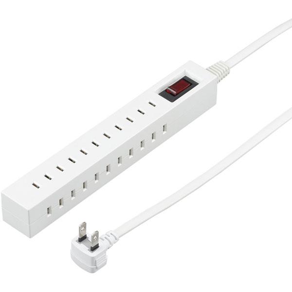 ヤザワ 差し込みフリータップ2面ブレーカーSW付  ホワイト H9B10115WH ［1.5m /10.5個口 /スイッチ付き（一括）］ 【864】 [振込不可] |  | 02