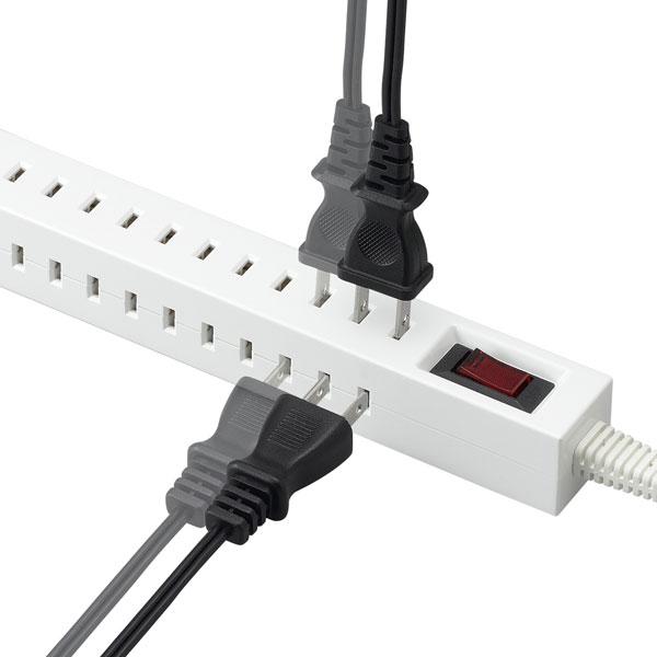 ヤザワ 差し込みフリータップ2面ブレーカーSW付  ホワイト H9B10115WH ［1.5m /10.5個口 /スイッチ付き（一括）］ 【864】 [振込不可] |  | 03