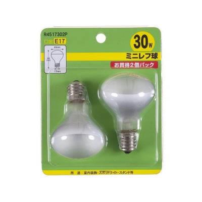ヤザワ R4517302P　ミニレフ球 R45（E17口金/30W/2個パック） |  | 01