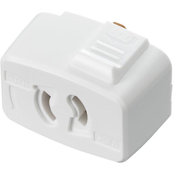 ヤザワ ライティングダクト用抜け止コンセントプラグ　 ホワイト　SF6013WH |  | 01