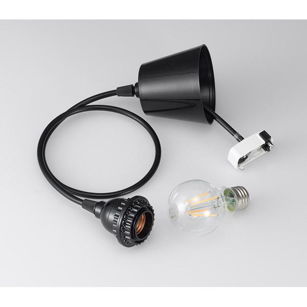 ヤザワ レトロペンダントランプ付きペンダントライト　PDR04L01BK　ブラック |  | 05