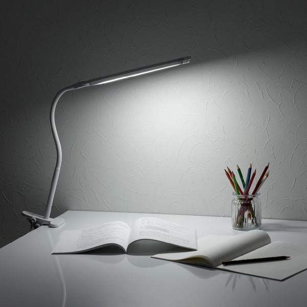 ヤザワ LED2灯クリップライト調光機能付き　CLL13D01WH　ホワイト    ［LED /昼光色］ |  | 05