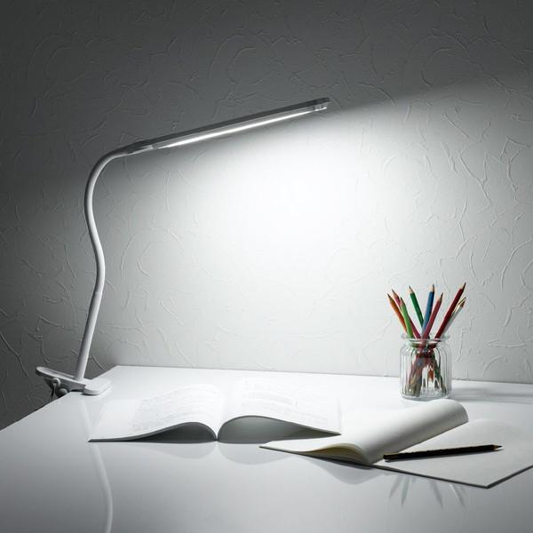 ヤザワ LED2灯クリップライト調光機能付き　CLL13D01WH　ホワイト    ［LED /昼光色］ |  | 06