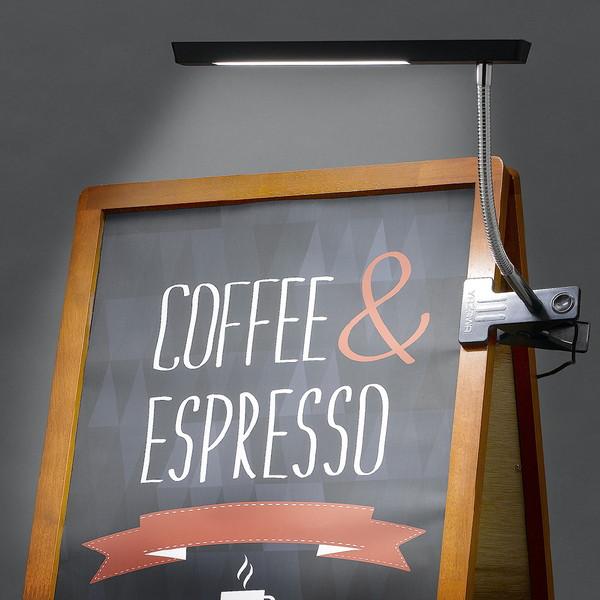 ヤザワ LEDフレキシブルクリップライト　ブラック　CFLE05D15BK    ［LED /昼光色］ |  | 04