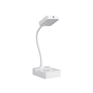 ヤザワ 乾電池式スタンドライトセンサータイプ　SDLD04WH　LED一体型　昼光色相当　USB（Type-C）電源使用可能　明暗センサー搭載    ［LED /昼光色］ | 