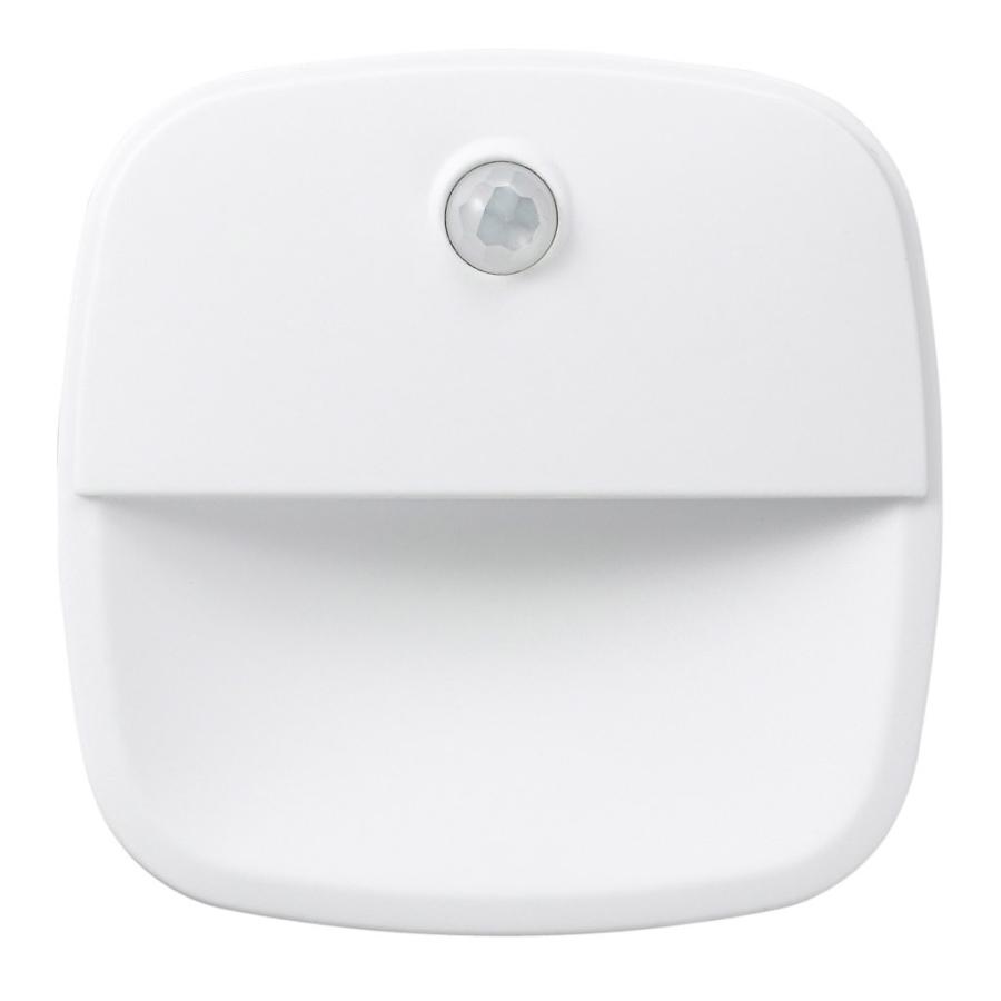 ヤザワ 人感明暗ナイトライト  ホワイト NBSML63WH ［白色 /乾電池式］ |  | 02