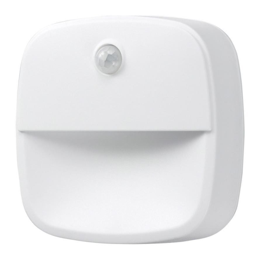 ヤザワ 人感明暗ナイトライト  ホワイト NBSML63WH ［白色 /乾電池式］ |  | 03