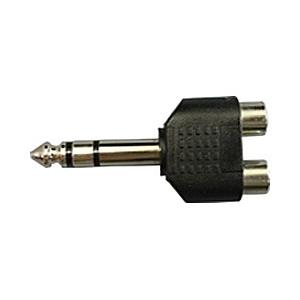 フジパーツ ピンプラグ×2⇒ステレオ標準プラグ変換アダプター AD-617 | 