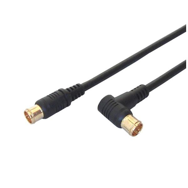 フジパーツ 2mアンテナケーブル（L型プラグ-ストレートプラグ）　4CBKSL20 |  | 02