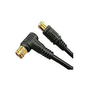 フジパーツ 3mアンテナケーブル（L型プラグ-ストレートプラグ）　4CBKSL30 | 