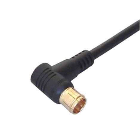 フジパーツ 4K8K衛星放送対応 0.5mアンテナケーブル黒（L型プラグ-F型接栓） FBT-305-48 FBT-305-48 |  | 03